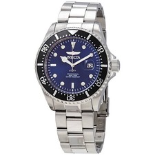 Invicta Pro Diver Quartz Blue Dial Stainless Steel Men's Watch 22054
