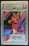 2020-21 Panini Donruss Elite CJ McCollum Signatures Purple Auto #/15 BGN 9 10