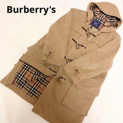 Excellent Condition Burberry  Duffle Coat Nova Check  Camel