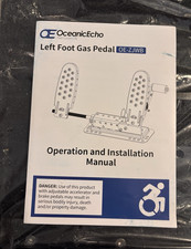 Oceanicecho Oe-zjwb Adjustable Left Foot Accelerator Gas Pedal Kit Metal Silver Oceanicecho Oe-zjwb Adjustable Left Foot Accelerator Gas Pedal Kit Metal Silver