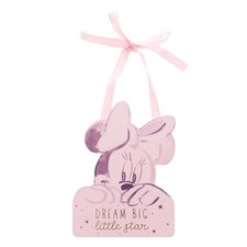 Disney Minnie Mouse Traum großer kleiner Stern MDF Hängedeko rosa