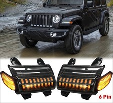 For Jeep Wrangler Jl Gladiator Jt 2018 Smoke Led Sequential Turn Signal Lights For Jeep Wrangler Jl Gladiator Jt 2018 Smoke Led Sequential Turn Signal Lights