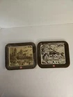 Vintage Mud-century Coca-Cola Trays Lot Of 2