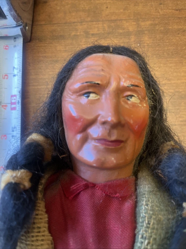 "Muñeca grande Skookum nativa americana de 17"" años 40". Foto 2 de 4