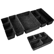 8pcs Drawer Organizer Bins, Felt Desk Organization Sets, Office & Workspace O...
