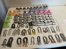 LOT OF HOT ROLLER CLIPS, VARIOUS TYPES/SIZES
