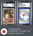 Team Rocket's Meowth 203/182 Destined Rivals Illustration Rare CGC 10 GEM MINT