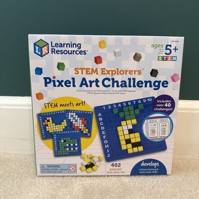 Learning Resources STEM Explorers Pixel Art Challenge, 402 Pieces, Ages 5+,... 