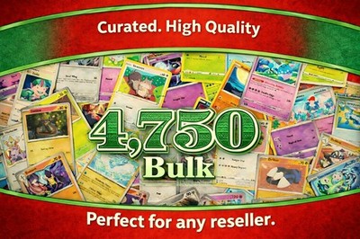 4,750x Pokémon Non-Holo Bulk Lot   Clean, Sorted, High-Quality Inventory  