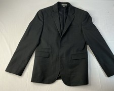 Express Slim Fit Black Blazer Men's 38 Inner Pockets