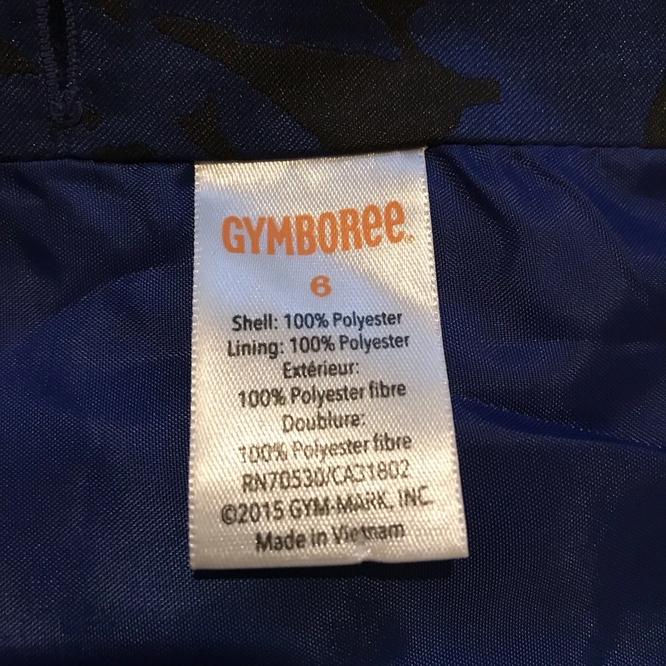 Gymboree Toddler Girl's Dress Dark Blue Floral Bow Formal Dress Size 6 - Image 4 of 4