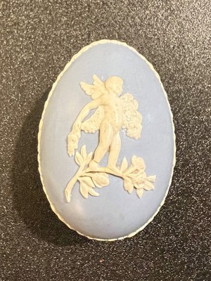 wedgewood jasperware blue egg schmuckkästchen