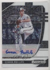 2020 Panini Prizm Draft Picks White Donut Circle 8/50 Connor Phillips Auto z5i