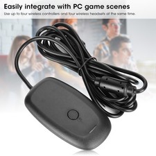PC Receiver Gaming Controller Wireless Adapter Console For 36 New