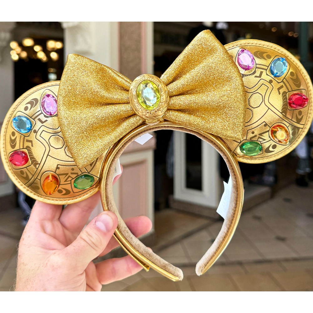 Disney- Parks Marvel Thanos Infinity Stones Minnie Mickey Mouse Ears Headband US