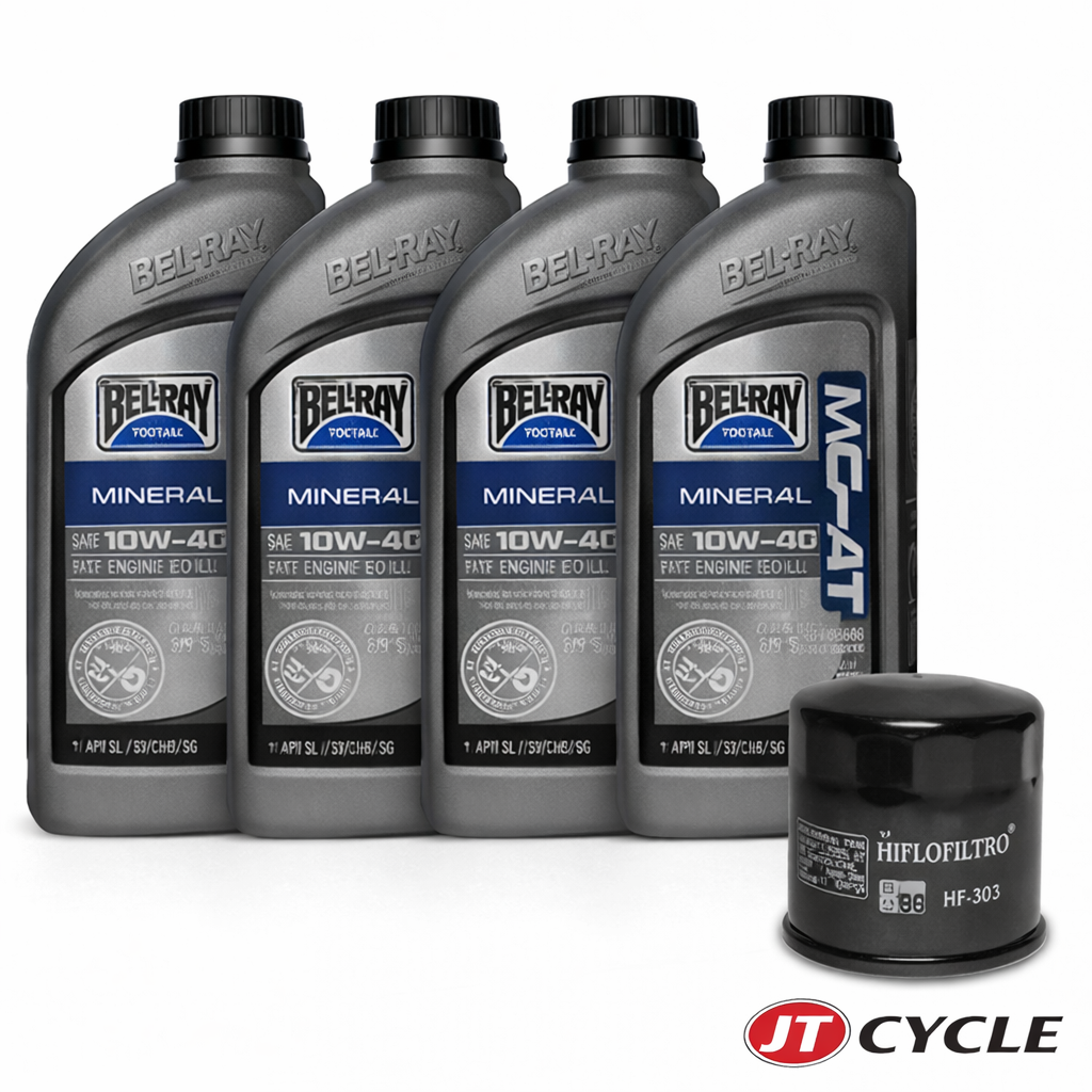 Kawasaki ZX6-E ZX6R Ninja 600 90-02 07-22 Oil Filter Change Kit