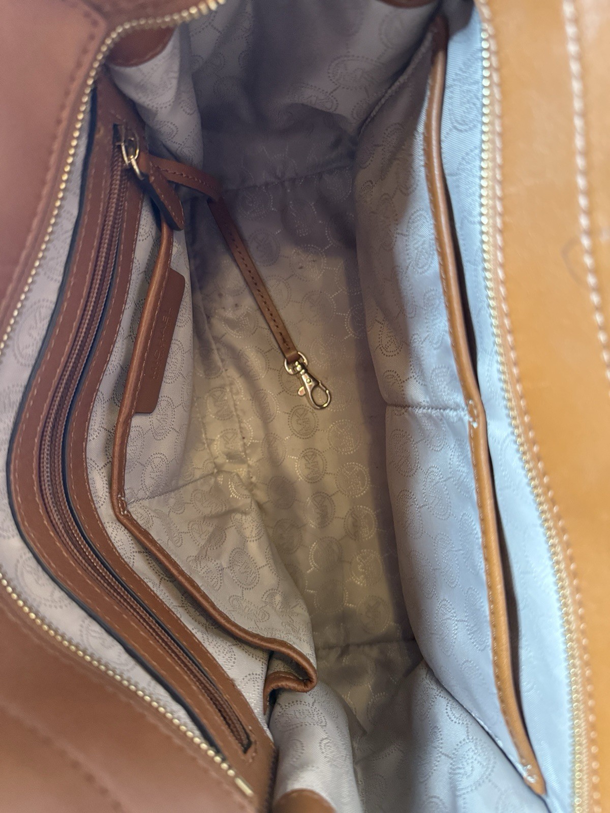 Michael Kors Large Leather Satchel Authentic - image 8