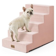 COZY KISS 5 Step Dog Stairs for Small Dogs Bed/Couch