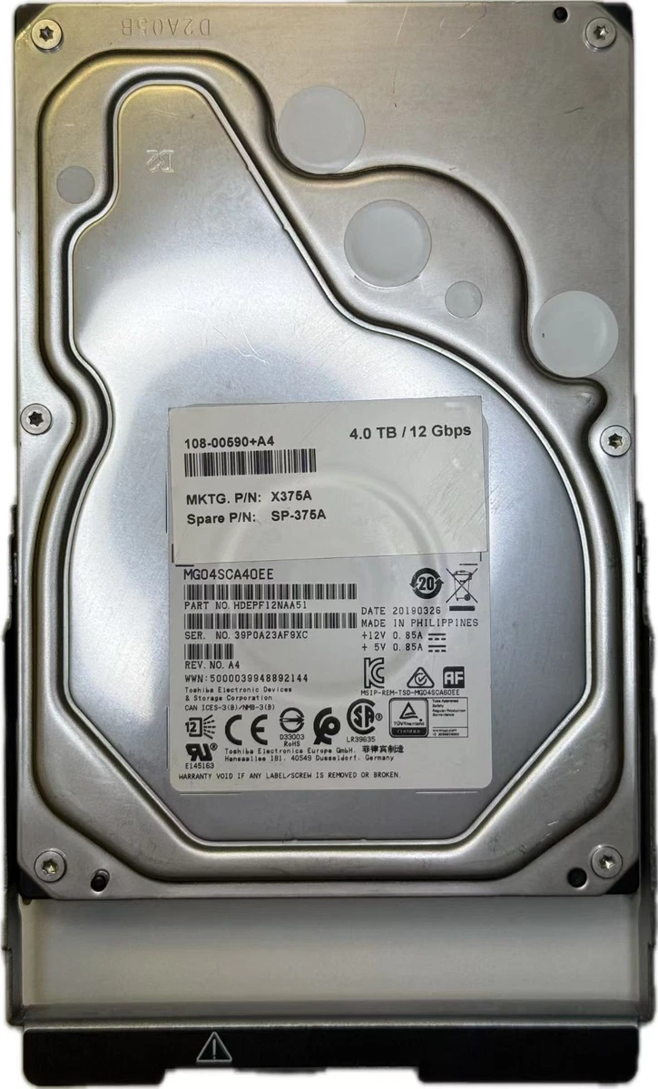 Toshiba 4TB Internal Hard Disk Drives for sale | eBay