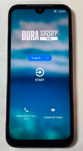 Used Kyocera DuraSport 5G C6930 64GB Black Verizon Locked Rugged (C Grade)