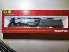 HO Train Set, Tyco Mantua 4-6-2 Steam Engine w/ Tender  Cars  Power Pack