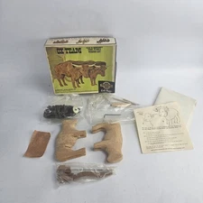 CRAFT MASTERS Oxen Wood Carving Set For Model Wagon Kit