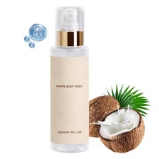 200ml Vanilla Coconut Body Spray Fragrance Mist Alcohol-Free Vegan Cruelty-Free
