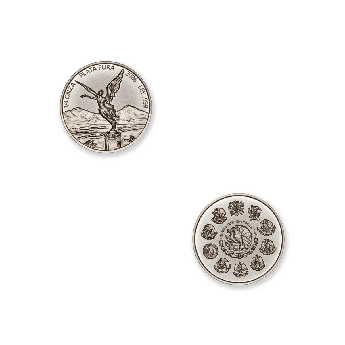 2026 Mexico LIBERTAD TRIBUTE – 1/4 TROY OUNCE .999 Fine Silver Bu