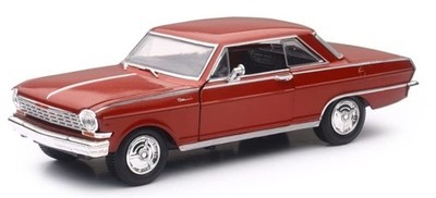 NEWRAY - CHEVY Nova SS 1964 rot - 1/25 - NEW71823A