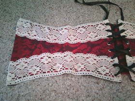 LOOK AND SKY LACE UP CORSET WAIST BELT