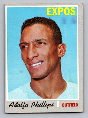 1970 TOPPS #666 ADOLFO PHILLIPS EXPOS