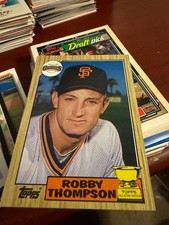 1987 Topps - Base (RC) - Robby Thompson #658 Rookie Card - Giants MLB. rookie card picture