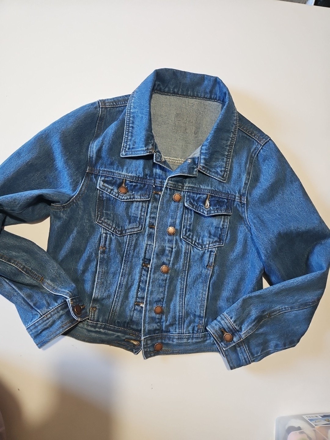 selvedge denim jacket medium - image 1