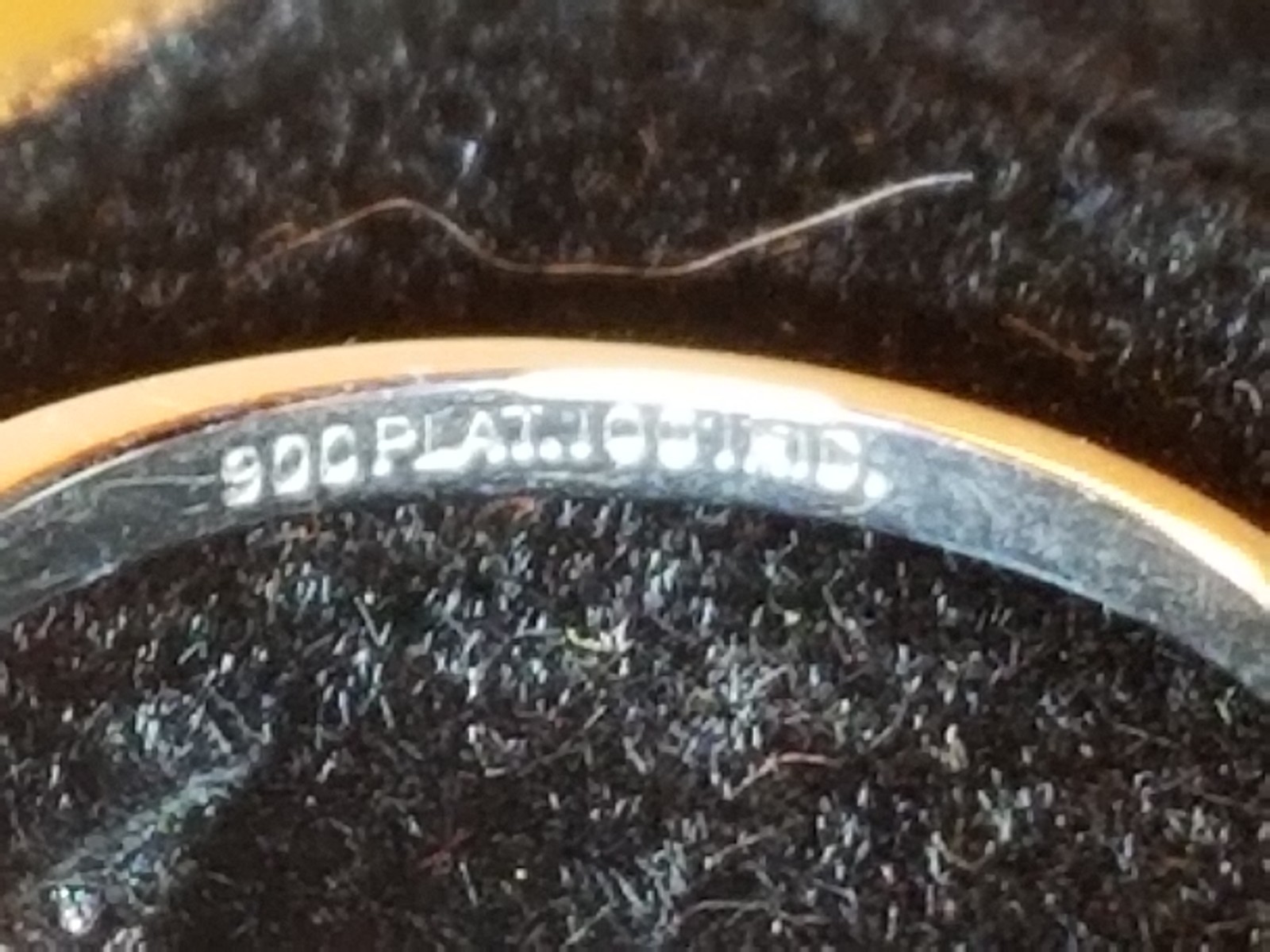 4g Solid Platinum 900 Ring Solitaire Real Diamond… - image 23