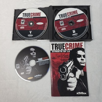 PCゲーム　TRUE CRIME STREETS OF LA　海外版　中古品 TRUE CRIME STREETS OF LA PC CD-ROM COMPLETE 4-DISC SET 2004