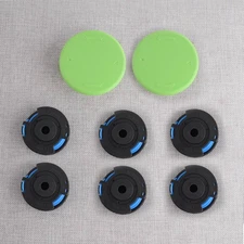 Fit For GreenWorks String Trimmer 29187 3411546A-6 6 Pack Spool Line + Caps A1
