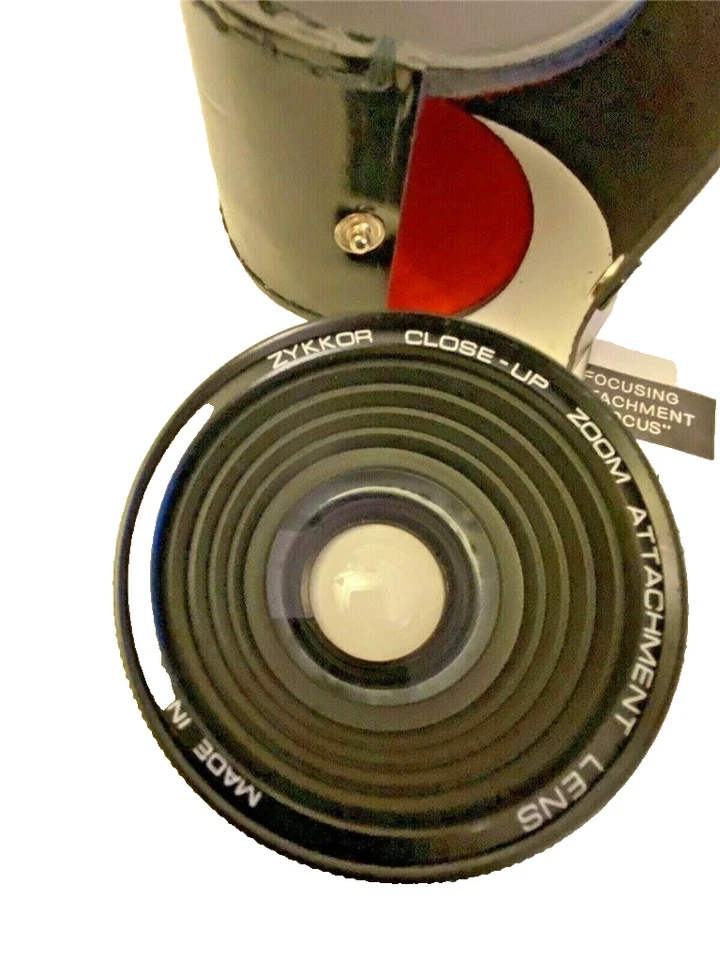 ZYKKOR VINTAGE VARIABLE POWER ZOOM CLOSE-UP CAMERA ATTACHMENT 52mm LENSE BLACK - Image 3 of 4
