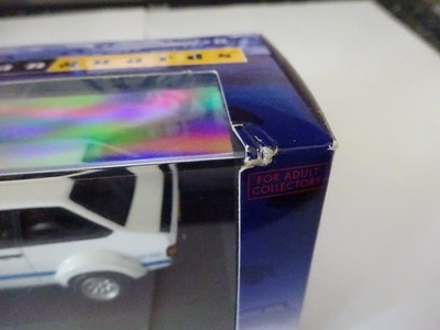 Vanguards Corgi VA12609 Ford Escort MK2 RS 1800  Diamond White. Damaged sleeve.