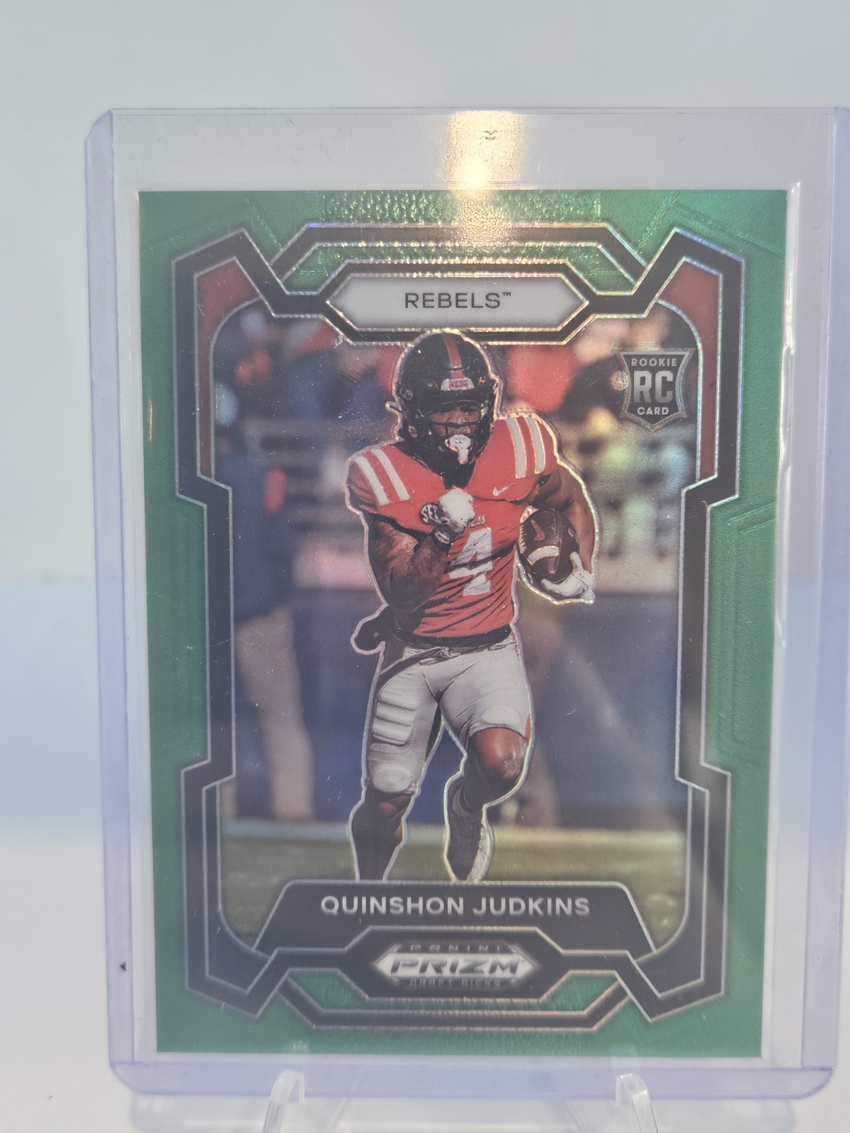 2024 Panini Prizm Draft Picks Green Prizm Quinshon Judkins #146