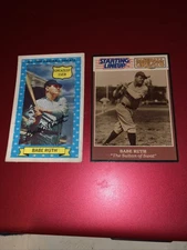 1970 Rold Gold Xograph - #14 Babe Ruth and 1989 Kenner - Babe Ruth