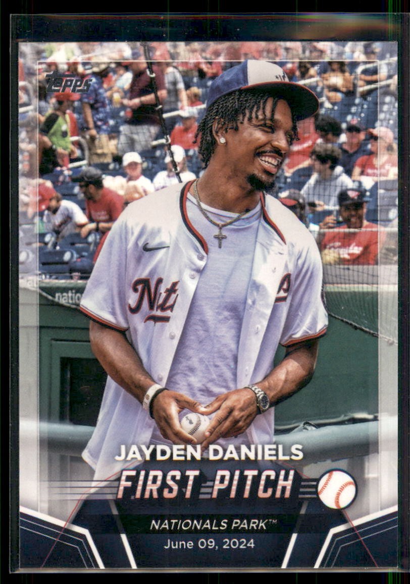 Jayden Daniels Topps Now Rookie Campaign #8 Base