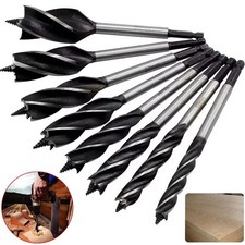 4 Flutes Wood Drill Bits 9Pcs Reamer Bits Wood Auger Bits 10-32MM for Carpenter