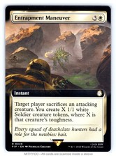 MTG Entrapment Maneuver (Extended Art) Universes Beyond: Fallout NM