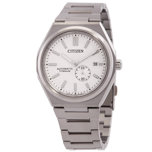Citizen Zenshin Automatic White Dial Men's Watch NJ0180-80A