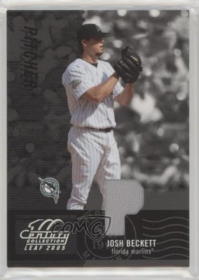 2005 Leaf Century Collection Materials Die-Cut Position 67/250 Josh Beckett wd9