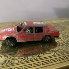Vintage Volvo 740 Safety Die Cast Red Toy Model Car