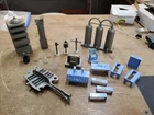 Lot of Vintage MARX OPERATION MOON BASE Gray and Blue Furniture and Equipment