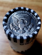 JFK 50C Kennedy Half Dollar $10 Roll--20 Memorable JFK Half Dollars 