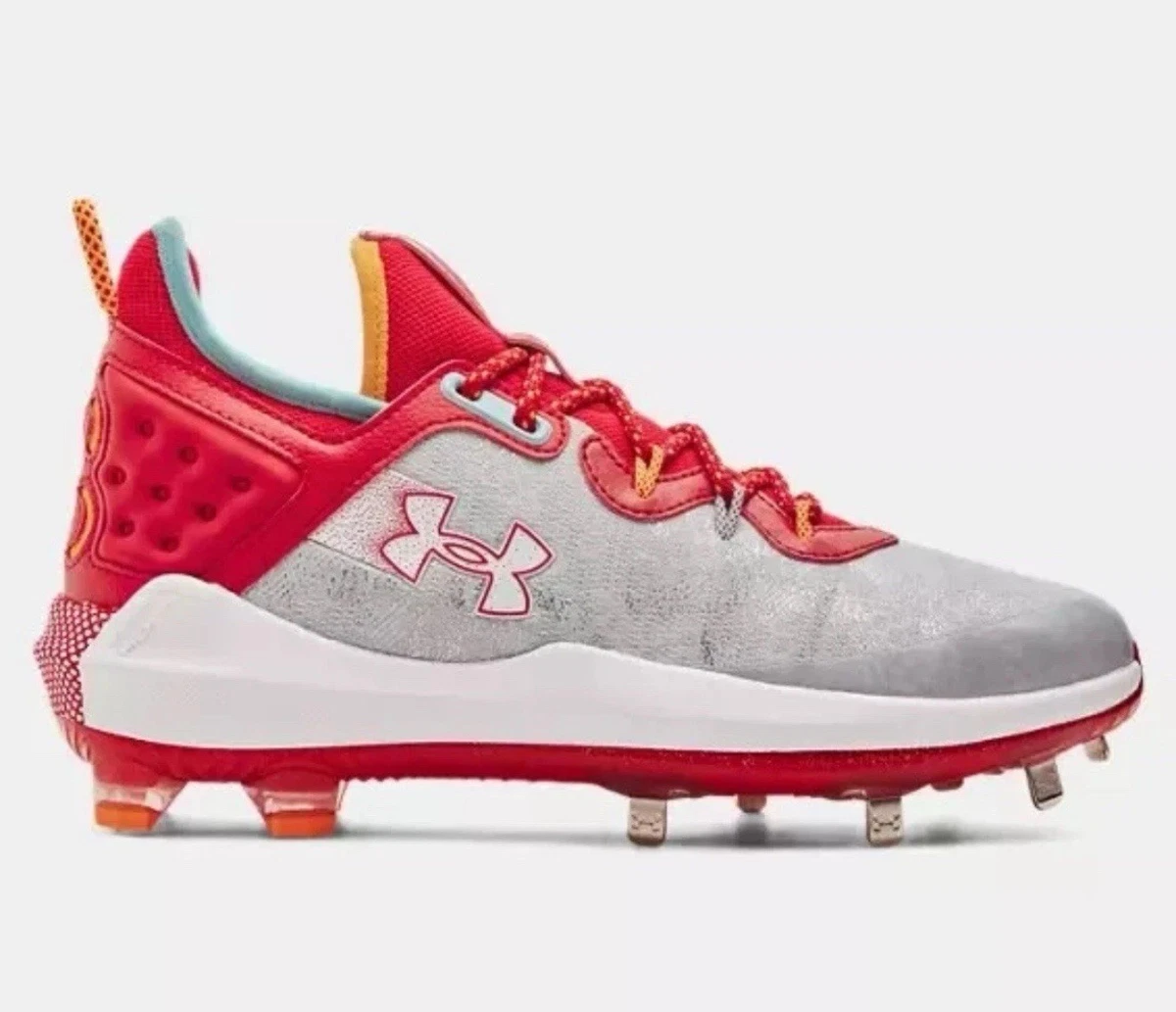 Under Armour Harper 8 ST Low White Red for sale | eBay
