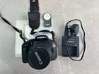 Canon EOS 600D DSLR + EF S 18 55mm IS II Lens Charger Strap Remote VG